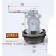 thumbnail image 3 of Cerradura Mueble Lockers Casilleros Con Clave P. Puerta 20mm, 3 of 3