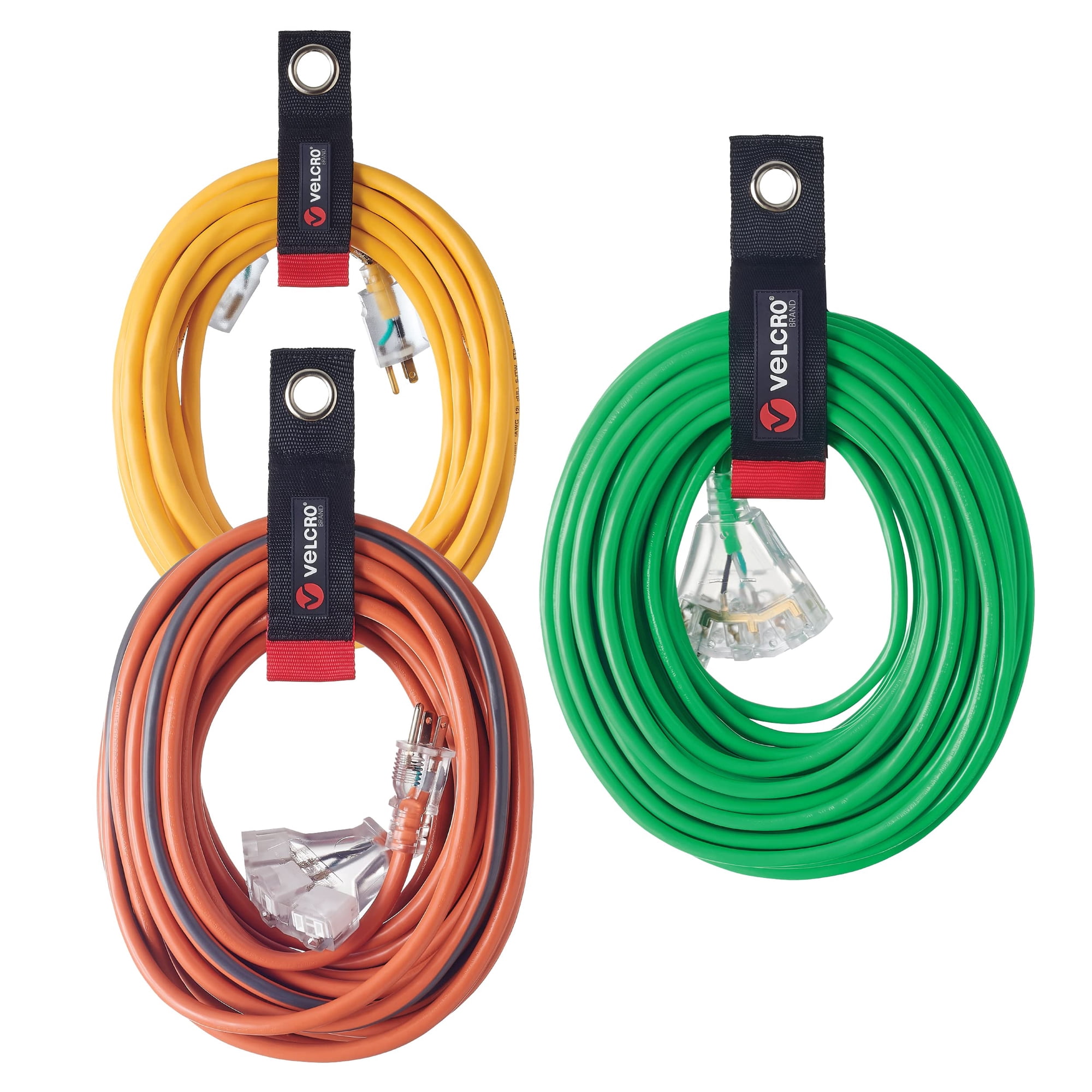 Velcro Brand - Organizador Con Soporte Para Cables De Extensión, Marca Velcro, Fácil De Colgar