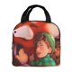 thumbnail image 1 of Red Bolsa Térmica Portátil con Forro de Aluminio Grueso, Bolsa Térmica Impermeable y Hermética para Trabajo, Escuela y Picnic, Nevera Portátil para Entrega de Comida para Adultos y Niños 22*20*13cm, 1 of 6