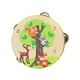 thumbnail image 1 of Pandereta De Mano De Madera, Juguete Educativo Con Campanas De Mano Para Juegos De Baile, Juguetes KTV De 15 Cm, Zorro, 1 of 5