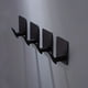 thumbnail image 2 of Maximize Your Space with 4pcs Stainless Steel Adhesive Hooks - Perfect for Hanging Clothes, Hats, Robes, Towels, and Coats in Your Bathroom or Kitchen, 2 of 4