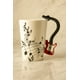 thumbnail image 1 of Taza con Asa de Guitarra en 3D y Notas Musicales, 1 of 2