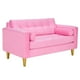 thumbnail image 2 of Sofa Retro 2c Felpa 01 Rosado, 2 of 6