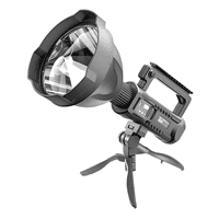 Genérico - Foco Linterna Led Largo Alcance + Usb + Trípode Blanco