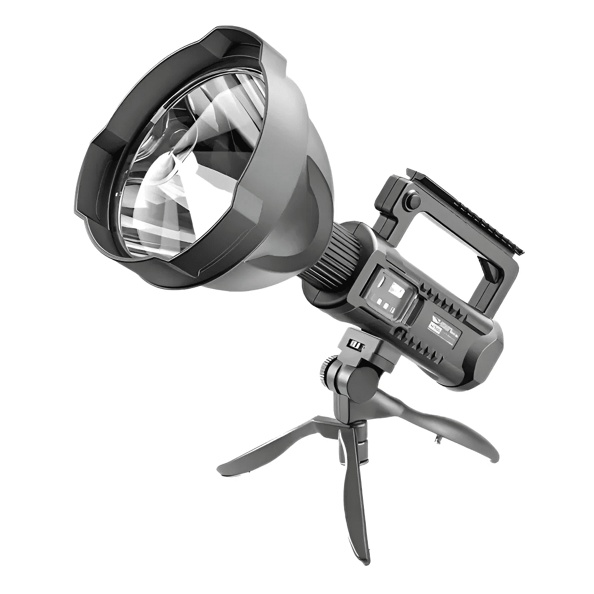 Genérico - Foco Linterna Led Largo Alcance + Usb + Trípode Blanco