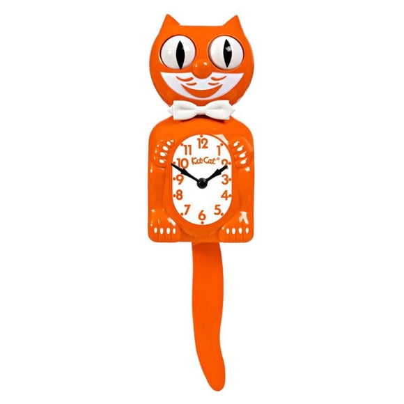 Reloj de pared Kit-Cat Klock Orange Harvest de 39 cm