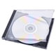 thumbnail image 5 of Funda para CD Jewel Maxtek Standard Single, transparente, con bandeja negra, paquete de 50 unidades, 5 of 6