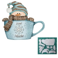 Troquel De Corte De Metal Lapoo Para Álbumes De Recortes, Muñeco De Nieve