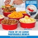 thumbnail image 2 of Cuencos desechables de plástico GoBig Red Party Cup Design 900 ml x30, 2 of 6