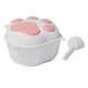 thumbnail image 3 of Contenedor De Almacenamiento De Alimentos Para Perros Con Tapa Dispensador De Alimentos Granos Caja De Arroz Rosa, 3 of 5