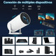 thumbnail image 2 of Proyector Mini Portátil con WiFi y Bluetooth – Smart TV Integrado, Compatible con Netflix Youtube, Instala Apps, Ideal para Cine en Casa o Exteriores, 2 of 9