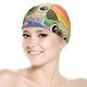 thumbnail image 5 of Chip y Potato Gorro de Natación de Licra, Gorro de Baño de Tela Cómoda, Gorro Elástico Antideslizante para Hombres, Mujeres y Niños, 5 of 6