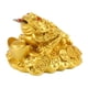 thumbnail image 3 of Resina Feng Shui Dinero Rana Riqueza Estatua Regalos De La Suerte Para Decoración De Mesa Aureate, 3 of 5
