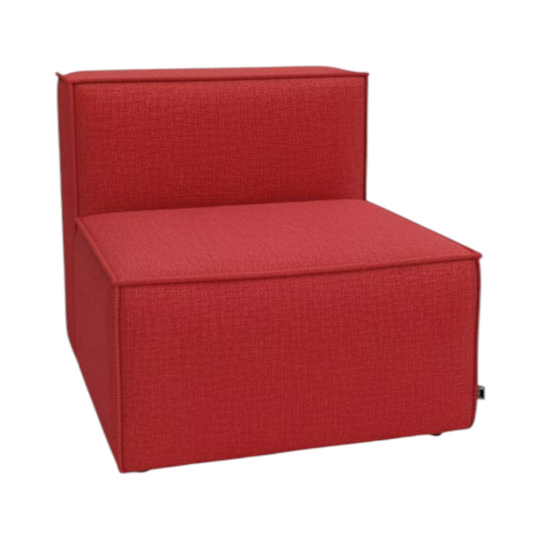 Diseños Valestrini - Poltrona Madrid Lino Rojo