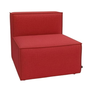 Diseños Valestrini - Poltrona Madrid Lino Rojo