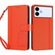 thumbnail image 3 of Funda Cartera Trébol para Samsung Galaxy S26 Edge con Ranuras Tarjetas y Carga Inalámbrica Naranja, 3 of 6