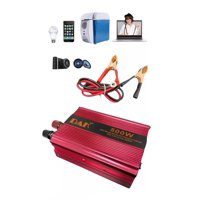 Genérico - Inversor Voltaje 500W Convertidor Corriente 12V A 220V Auto