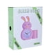 thumbnail image 3 of Reloj De Mesa Conejo Rosa Despertador Con Porta Lapiz 17cm, 3 of 3