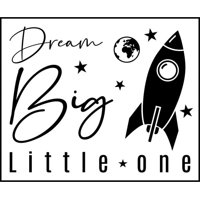 Rienda Libre Graphics - Decomural Dream Big Rocket Nursery Ws-51296