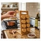thumbnail image 5 of Especiero Torre Bambú 8 Frascos Soporte Vertical Organizador Cocina, 5 of 5