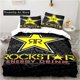 thumbnail image 1 of v2244 Bed Sheets Drinks R-Rockstar Energy Logo Bedding Set Boys Girls Twin Queen King Size Duvet Cover Pillowcase Bed boys Adult Bedroom 3-Piece Bedding Set (1 Duvet Cover + 2 Pillow Shams) Bed Sheets, 1 of 5