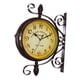 thumbnail image 5 of Reloj De Pared Redondo De Doble Cara, Decorativo, Para Dormitorio, Sala De Estar, Hotel., 5 of 5