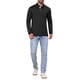thumbnail image 2 of INSPIRE CHIC Camisetas de Polo de Golf para Hombre con Botones de Contraste, Cuello con Bolsillo, Mangas Largas, Talla XL, Negro, 2 of 6