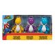 thumbnail image 4 of Figuras de acción Nintendo Yoshi, paquete de 3 unidades, Super Mario, 10 cm, 4 of 6