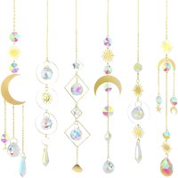 Genérico - Atrapasol Cristal Iris Colgante Decorativo