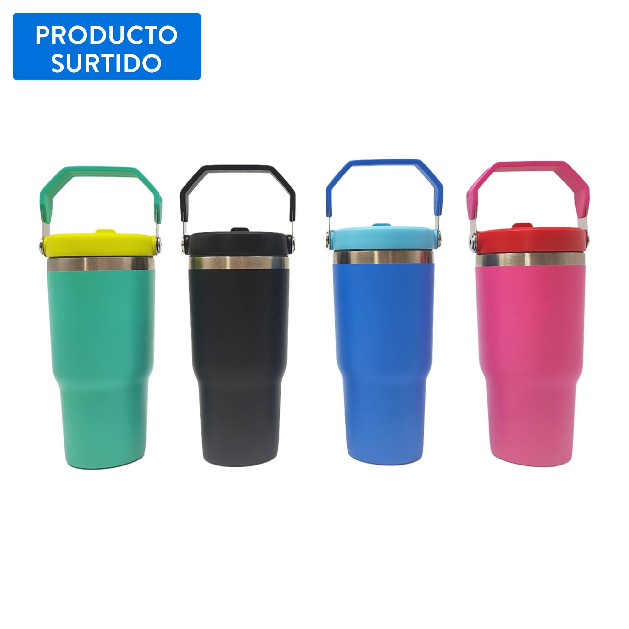 Mainstays - Botella Acero Inoxidable 500ml , Color Surtido 1 Un