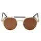 thumbnail image 2 of Gafas de sol Steampunk para hombre y mujer, con protección lateral, redondas, estilo vintage Steampunk, 2 of 8