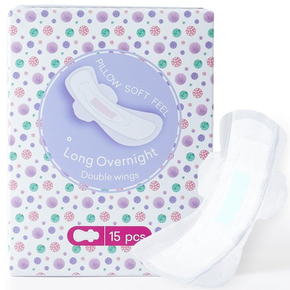 Compresas Sanitarias PurComfy Teens Maxi 15 uds Nocturnas