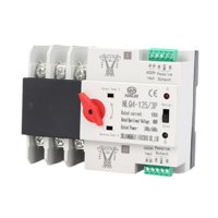 Ioensy - Interruptor De Transferencia Automático De Doble Potencia Interruptor De Selección Eléctrica Resistente 100A 100A 3P