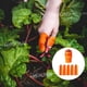 thumbnail image 5 of Juego de cuchillos de jardinería, de silicona, para recolectar frutas y verduras, con guantes para cortar y recoger frutas y verduras (1 cuchillo para pulgar, 5 guantes), 5 of 6