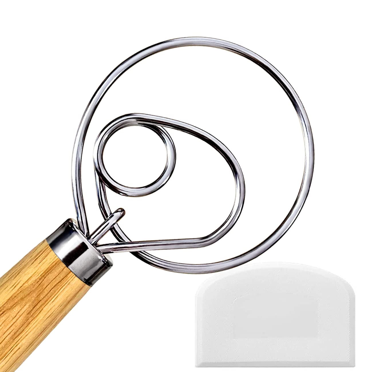 Batidor De Masa Danés Sourdough Tools Plateau Elk Con Raspador