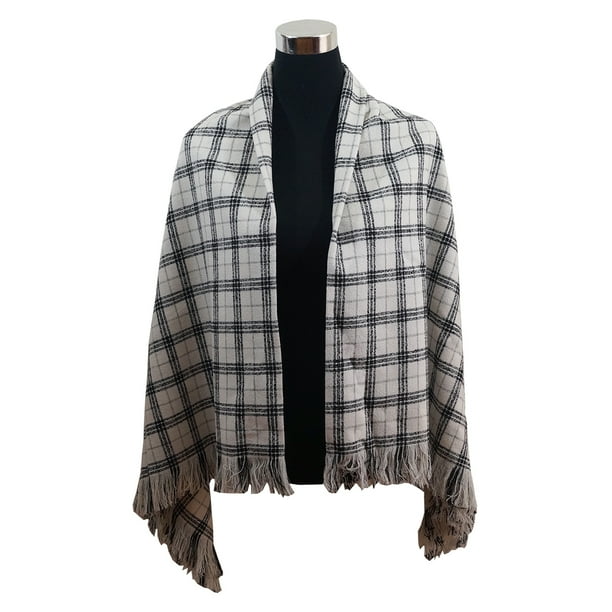 Puntilla Unisex Lana 100% - 150x150 cm - Negro