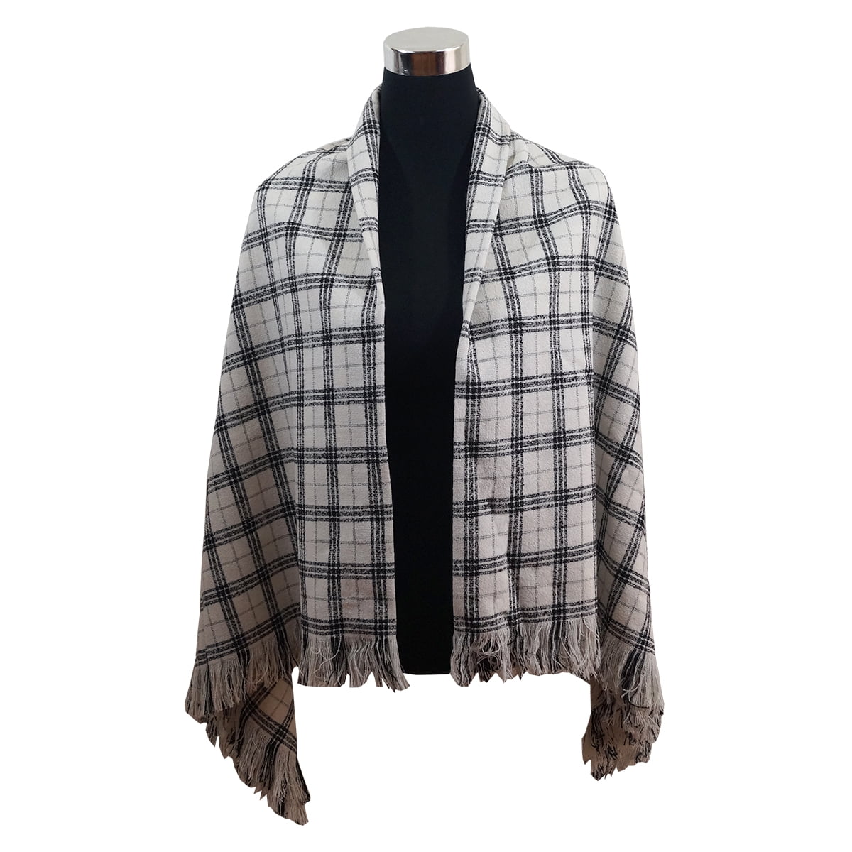 Bellavista Oveja Tome - Puntilla Unisex Lana 100% - 150x150 Cm - Negro