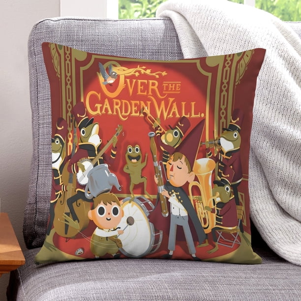 Más Allá del Jardín Fundas de almohada de terciopelo con tema, regalos de funda de almohada, decoración para el hogar, cojín de lanzar, regalo de cumpleaños para fans y parejas.30*30cm.