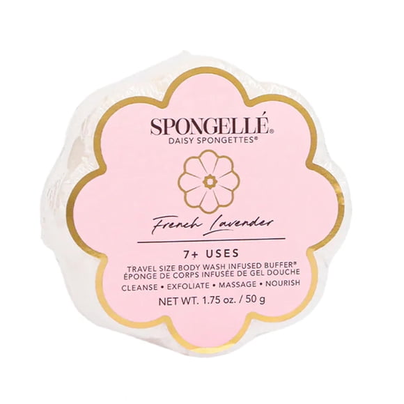 Esponja de baño SPONGELLÉ Daisy Spongette French Lavender