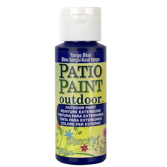 Paint DecoArt DCP26-3 - Pintura para patio (60 ml), color azul tango