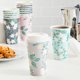 thumbnail image 3 of Tazas de café Juvale Floral Paper con tapas 16 oz (480 ml) x24, 3 of 9