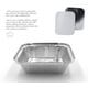 thumbnail image 4 of Paquete de 55 sartenes de aluminio Spare Essentials de aluminio de 500 ml con tapas, 4 of 7