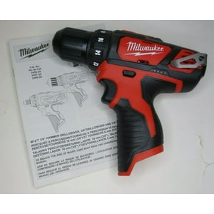 Taladro Milwaukee M12 12V 3/8"" 2407-20 Bare Tool