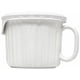 thumbnail image 2 of Tazas de cerámica para comida CorningWare, 600 ml, paquete de 2 con tapas ventiladas, 2 of 5