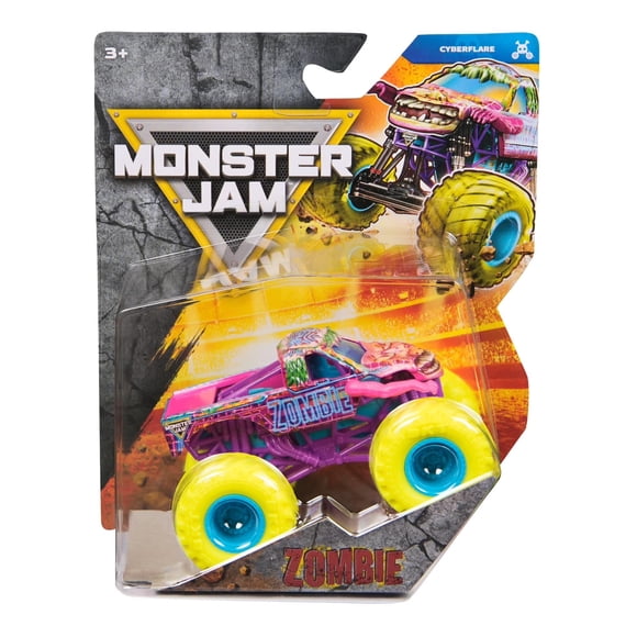 Monster Jam 2026 Cyberflare Zombie Camión Die-Cast 1:64