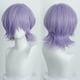 thumbnail image 1 of Xiao Hua Peluca sintética de 1 pieza, color púrpura, cabello corto pre-peinado, peluca de cabello sintético liso y grueso, ideal para fiestas temáticas., 1 of 3