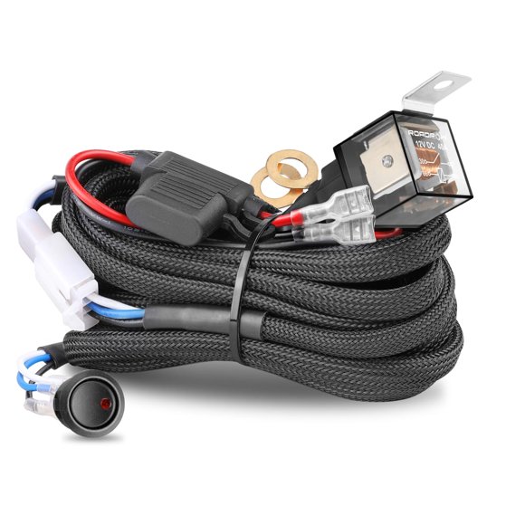 Arnés de cableado Nirider, fusible de relé Rock Switch de 1 cable, 12 V, 40 A
