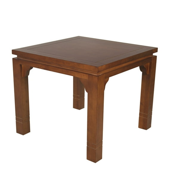 Mesa De Comedor Luciana Cuadrada 92 X 92 Cm Madera Color Miel