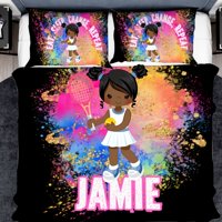 Milsleep - Juegos De Cama De Tenis Para Niñas Pequeñas