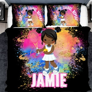 Milsleep - Juegos De Cama De Tenis Para Niñas Pequeñas